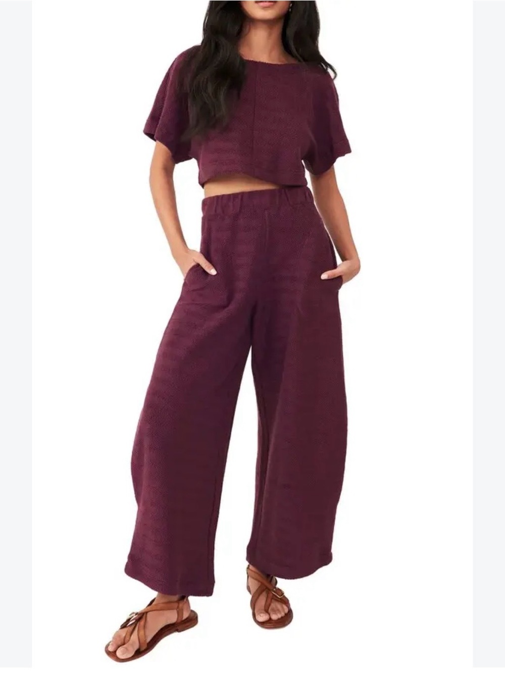 Free People Set in Deep Plum